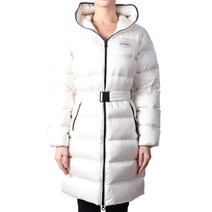 듀베티카 22FW 여성 다운 후드 롱 패딩 아이보리 CHOO VDDJ03426K0001 BGL