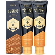 죽염 명약원 골든 프로폴리스 치약 플러스 120gx2개, 죽염 명약원 골든 프로폴리스 치
