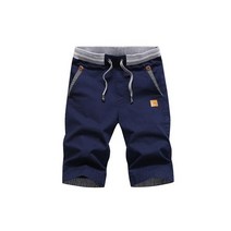 DIMUSI-남성 캐주얼 카고 반바지 탄성 허리 코튼 비치 반바지 남성 패션 통기성 반바지 옴므 의류 4XL ya870