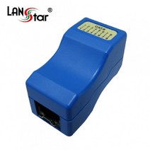 랜스타 CAT6 잠금형 랜 연장 I형 커플러 RJ45 보안 LS-6ICK-UNJBL 40129 랜/광통신 장비-랜케이블/랜장비