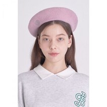 플레이부 HEART LOGO WOOL BERET HAT Pink 332232, One Size