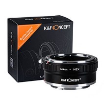 [정규 대리점]K&F 니콘 AI 렌즈-SONY NEX E마운트 마운트 어댑터 렌즈 크로스 첨부 Ver2 nf-nex2 (KFNEX)