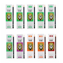 문화연필 더존연필 사무용연필 12개입 1타스, [3011103]H