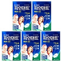 신신제약 파인덴트 5분 퀵 틀니세정제 54정, 5개