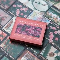 인스타 감성 배경 사진 PET 필름 다꾸 조각 스티커 다이어리꾸미기, 3.보라향기 (ST-1983)