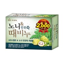 무궁화 노니 인진쑥 때비누 90g, 1개
