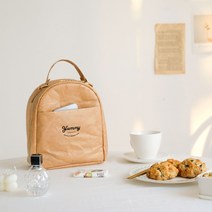 큐어스 야미2 미니 도시락가방 보냉보온 이유식 크로스, 01_미니백(가방만,끈없음)