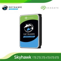 씨게이트 3년 보증 스카이호크 HDD CCTV DVR용 저장장치 1TB 2TB 3TB 4TB 6TB 8TB 하드디스크, 씨게이트 SkyHawk 정품 8TB