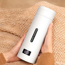 홍삼만들기 가정용 멀티쿠커 홍삼 달이기 약탕기 중탕기 500ml 휴대용 전기 주전자 열 컵 차 커피 여행 끓, 01 WHITE_04 AU