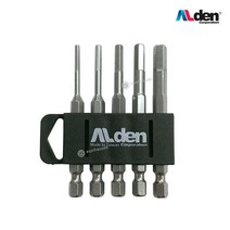 ALDEN 알덴 육각빗트SET AL2560 (5PCS) 육각비트 육각렌치 렌치세트 렌치셋트 육각비트세트, 5개