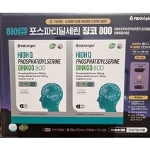 하이큐 포스파티딜세린 징코800mg x 2, 2박스, 30캡슐