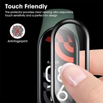 텐터 우레탄창 제약 천막사 9D 화면 보호기 Xiaomi mi 시계 7 6 5 4 전체 커버 부드러운 유리 Xiaomi Miban, 01 1개 낱개구성 _04 For Mi Band 7