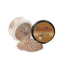 라이트탄 파운데이션 미네랄 메이크업 매트 맨살 시어 파우더 커버, 5 gram Sample Size Jar