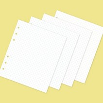 6공 A6 도트 컬러 속지 리필 단품 다이어리 DIY 꾸미기 와이드 넓은 다꾸 노트 수첩 종이 추가용