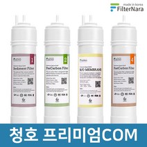 청호나이스 프리미엄 COM 고품질 정수기 필터 호환 피팅형 2년관리세트, 선택02_인터록형 2년관리세트(8+4+1+2=15개)