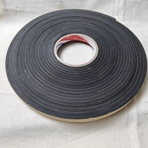 국산 고무박킹 마찰 완충 패킹 EVA 스폰지 폼 테이프 3TX10mmX10m 접착, 단품