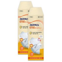 크리넥스 KF80 황사용 마스크 소형 20입 x 2, 20개입, 2개