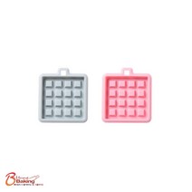 차칸쿡-실리콘몰드 정사각와플 1구 랜덤1개
