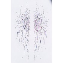 핫픽스 모티브 의류리폼 옷리폼 스톤 큐빅 부자재 의류DIY - 반쪽 태양 뿌림