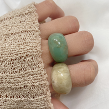 볼드옥반지 옥반지st 볼드한 아크릴 펄 옥반지 컬러반지