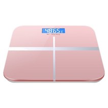 스마트체중계 체지방체중계 LCD 블루 스크린 전자 HD USB 블루투스 홈 오피스 용품, 없음, 3.Pink-Battery