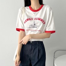 반팔티셔츠 여름티셔츠 링거티셔츠 레터링티셔츠 루즈핏티셔츠
