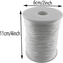 베란다버티컬 버티컬커튼 수직블라인드 원단 창문 용 로마 블라인드 코드-흰색 2mm 50 m 스트링 오스트리