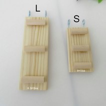 우드햄퍼 나무 빨래 세탁 바구니 S/L 사이즈 새 마우스 앵무새 햄스터 스탠드 플랫폼 놀이터 나무 햄스터, 01 S