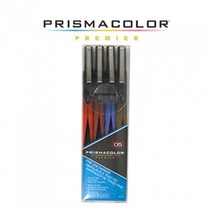 샌포드 프리즈마 파인라인 마카 0.5mm 4색(Black Blue Red Green), 없음