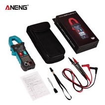 Aneng st203 클램프미터 디지털 멀티 미터 암페어 클램프 4000 true rms 미니 앰프 전압계 400 v dc 자동 범위 디지탈 크램프 메타 clamp multime, 03 ST203 Blue