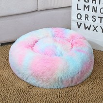 NEW 강아지침대 다용도 고양이침대 소프트 플리스 마약방석 양털원단 대형견방석 40CM-120CM, 다채롭다 핑크