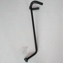 밀대 보호자 안전바 핸들 핑크 보조 손잡이 자전거 실버 네발 세발 연결 수레 푸시바 걸이 혼합색상, 단일사이즈, 레드