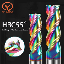 엔드밀 드릴밀 3 플루트 카바이드 밀링 커터 텅스텐 엔드 밀 1 20mm hrc55 알루미늄 유리 섬유 아크릴 나무 구리 플라스틱 라우터 비트 용, 6X30X6X100