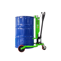 3톤미만지게차 드럼 리프트 힌지드 트레일러 카트, 350KG 오일 드럼 트럭