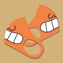 와우박스 주문제작 3D 입체 카툰 웃음 마스크
