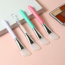 실리콘 팩 브러쉬 모델링팩 고무팩 마스크 페이스 펴바르는 주걱 팩붓 브러시 실리콘브러쉬 화장품 미용 붓천만의쇼핑, 베이스-화이트