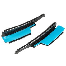 밴츠 범퍼 후면 펜더 플레어 익스텐션 휠 눈썹 커버 트림 메르세데스 벤츠 W176 A160 A180 A200 A250 A45 AMG 2013- 에 적합, [02] Carbon Fiber Look