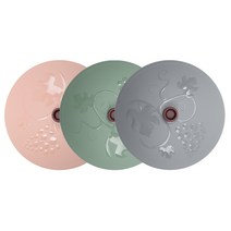 플라이토 실리콘 NEW 그릇덮개 2p, 브릭레드