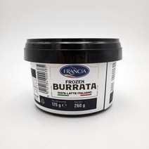 이탈리아 직수입 프란시아 냉동 부라타 125g 무르젤라 브라타 치즈, 냉동브라타 125g X1개