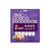 밥이보약 CAT 하루양갱 걱정없는 헤어볼 고양이 간식 28p, 5개, 224g, 닭고기