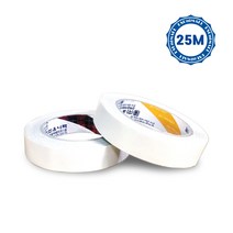 종이양면테이프 25M 핫멜트 부직 양면테이프, 25M*12mm