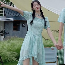제주도 신혼여행 커플 시밀러룩 휴양지 커플룩 데이트 D11