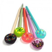 판촉물/1000개/도넛캐릭터펜볼펜수성펜/로고인쇄 기념품도매제작 학교학원병원기업관공서 답례품제조 행사, 기본1000개구매시, 인쇄신청