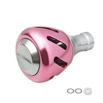 찌낚시대 바다찌낚시대 돌돔낚시대 EKfan 알루미늄 합금 낚시 손잡이 로커 DIY 도구 부품 크기 30mm 38m, 07 분홍색_02 35MM