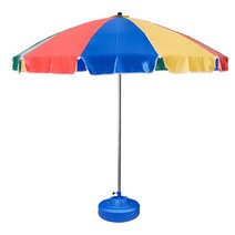 치킨집파라솔 호프집파라솔 지름 2600mm 높이 2560mm 국산 1단 (올핀)_1972EA, 혼합색_물통미포함