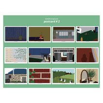 민트초코별 인테리어그림 A6 일러스트 엽서세트 #2 12종