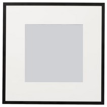 이케아 롬비켄 액자32x32 블랙 프레임32.5x32.5cm 알루미늄, 단품