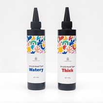 UV LED레진 200g 대용량 고투명 네일 & 공예용 레진아트, 1.저점도100g