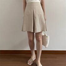 아이우먼 린넨플레어핏반바지 YPL138M207 빅사이즈
