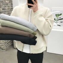 용된다 남자 네오프렌 투웨이 집업 블루종 자켓